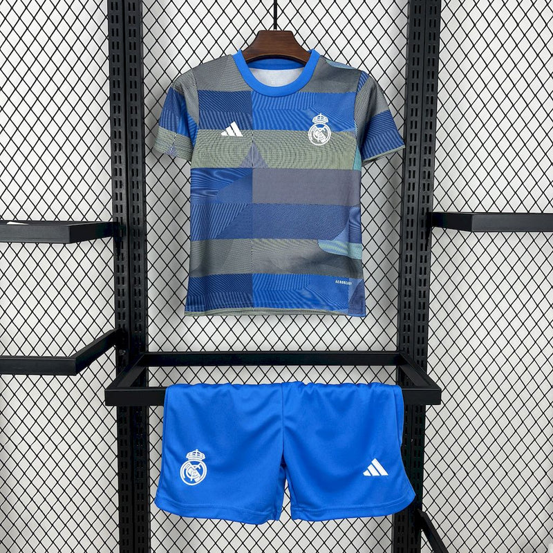REAL MADRID CALENTAMIENTO I 25/26 KIT ENFANT LANZAMIENTO