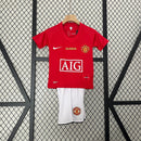 MANCHESTER UNITED ESPECIAL FINAL CHAMPHIONS LEAGUE I 07/08 KIT ENFANT (RÉTRO)