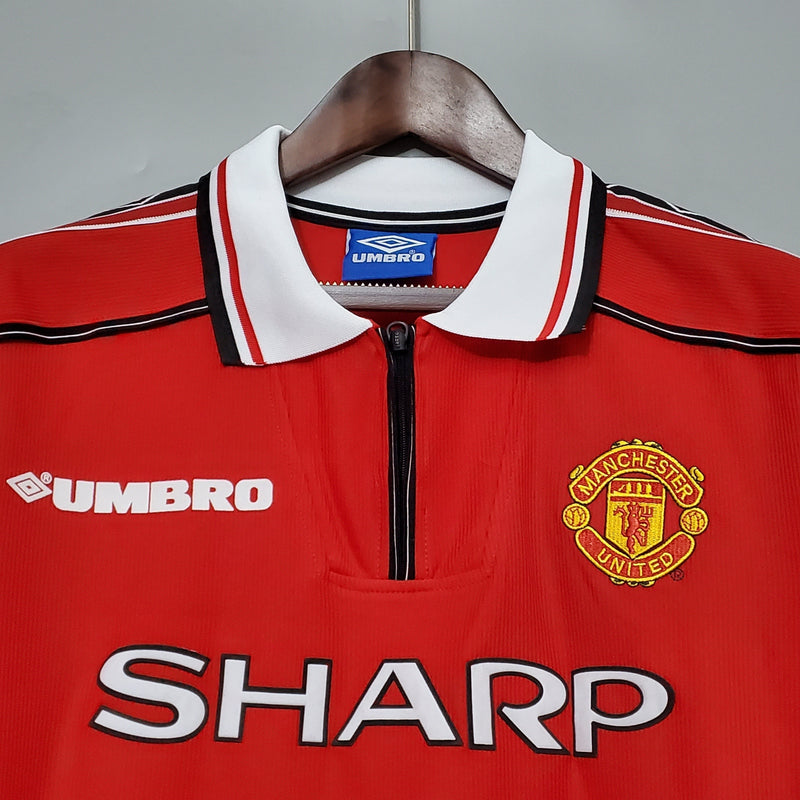 MANCHESTER UNITED I 98/99 HOMME (RÉTRO) MANGA LARGA