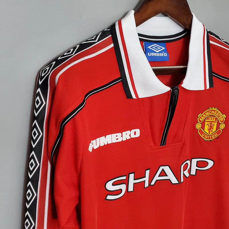 MANCHESTER UNITED I 98/99 HOMME (RÉTRO) MANGA LARGA
