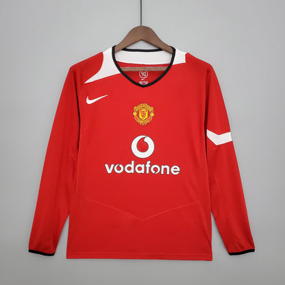 MANCHESTER UNITED I 04/05 HOMME (RÉTRO) MANGA LARGA