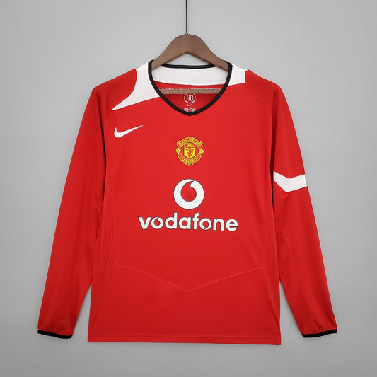 MANCHESTER UNITED I 04/05 HOMME (RÉTRO) MANGA LARGA