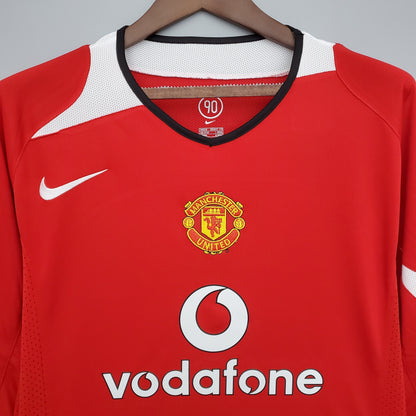 MANCHESTER UNITED I 04/05 HOMME (RÉTRO) MANGA LARGA