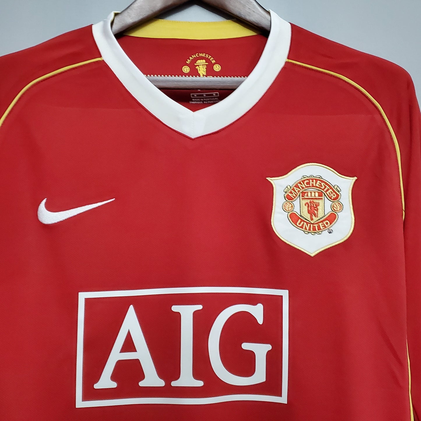 MANCHESTER UNITED I 06/07 HOMME (RÉTRO) MANGA LARGA
