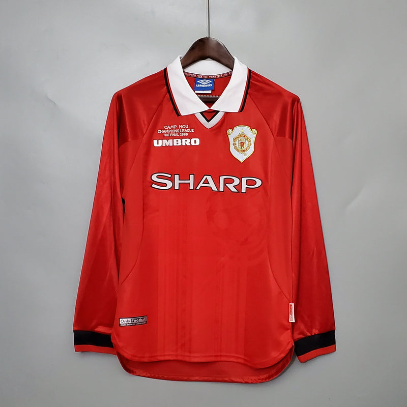 MANCHESTER UNITED I 99/00 HOMME (RÉTRO) MANGA LARGA
