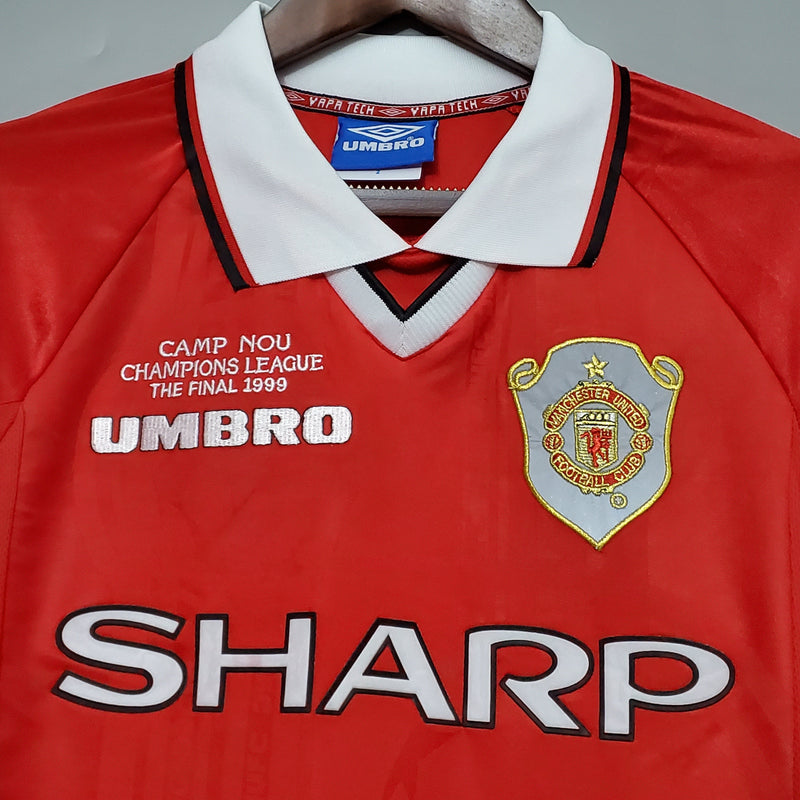 MANCHESTER UNITED I 99/00 HOMME (RÉTRO) MANGA LARGA