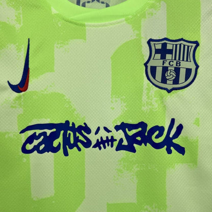 BARCELONA x TRAVIS SCOTT CACTUS JACK VERDE 2025 EDICIÓN LIMITADA KIT ENFANT