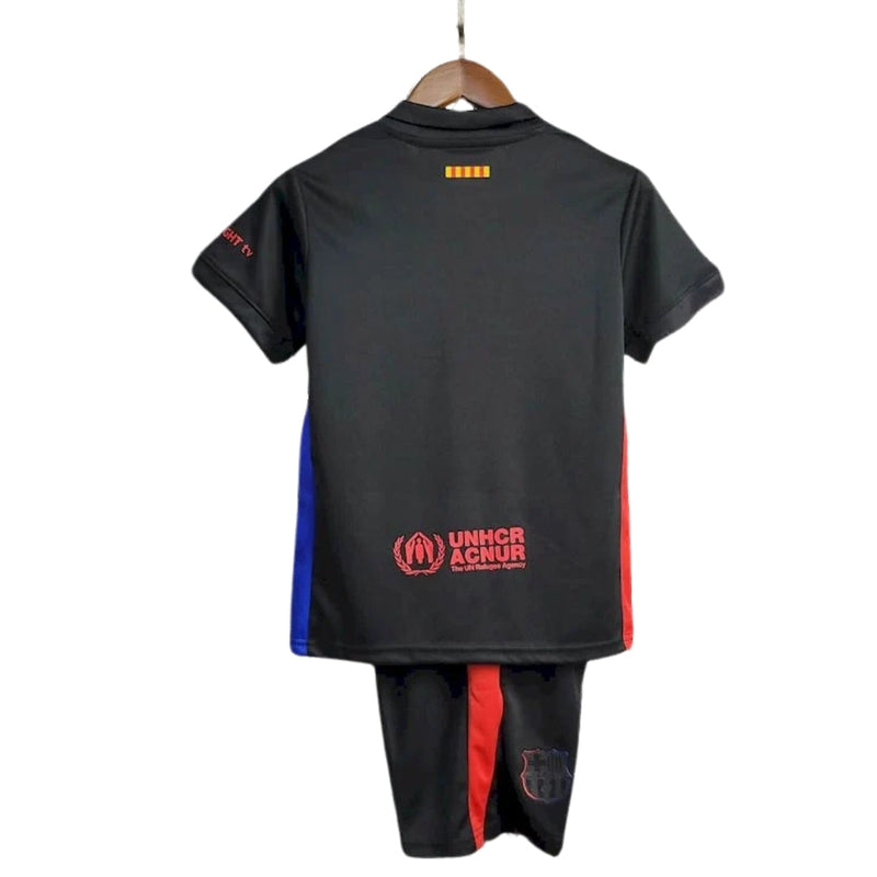 BARCELONA x TRAVIS SCOTT CACTUS JACK NEGRA 2025 EDICIÓN LIMITADA KIT ENFANT