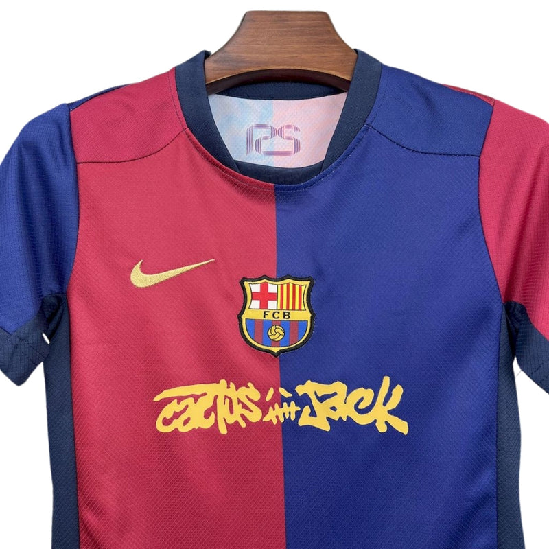 BARCELONA x TRAVIS SCOTT CACTUS JACK 2025 EDICIÓN LIMITADA KIT ENFANT