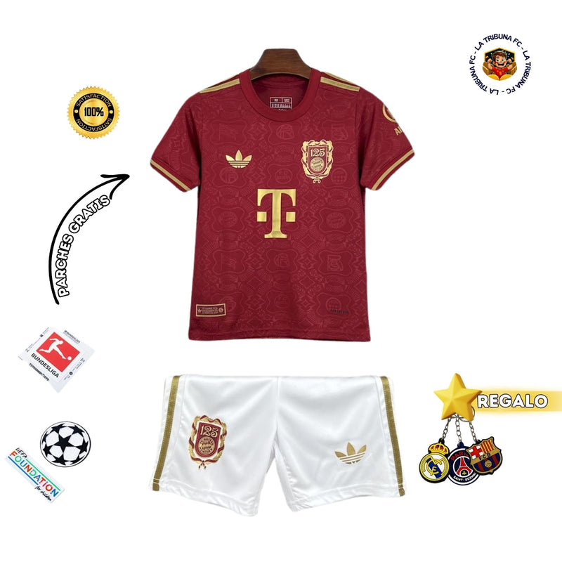 BAYERN MUNICH 24/25 EDICIÓN ESPECIAL 125 AÑOS KIT ENFANT