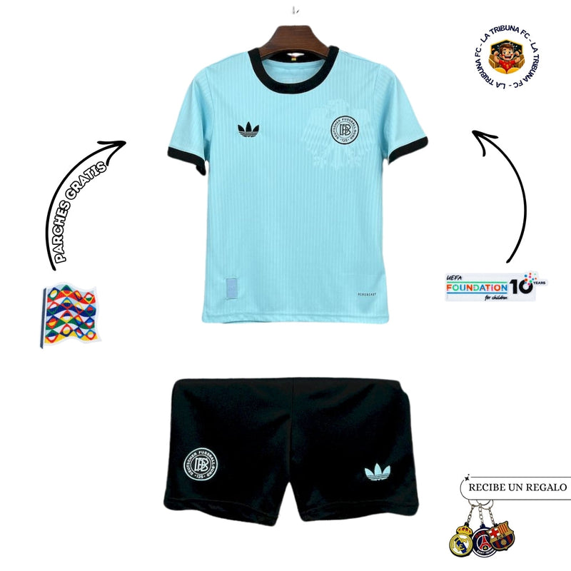 ALEMANIA 125 ANÕS EDICIÓN ESPECIAL AZUL 25/26 KIT ENFANT