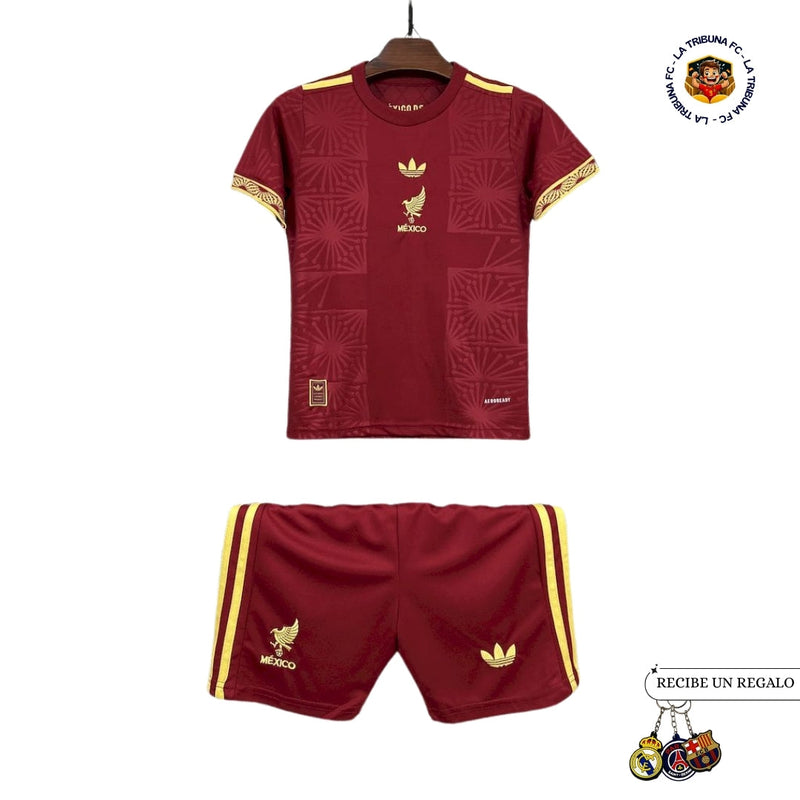 MÉXICO EDICIÓN ESPECIAL DORADO ROJO 25/26 KIT ENFANT