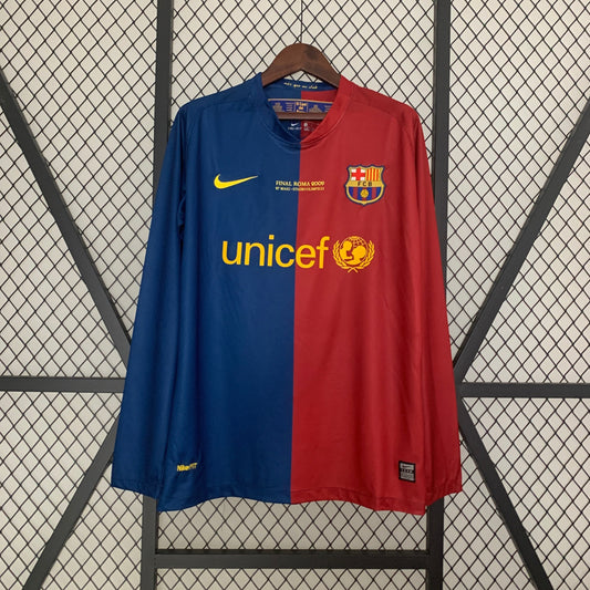 BARCELONA I 08/09 HOMME (RÉTRO) MANGA LARGA ESPECIAL CHAMPHIONS
